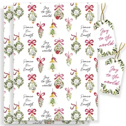 Wrapping Paper - Baubles Christmas