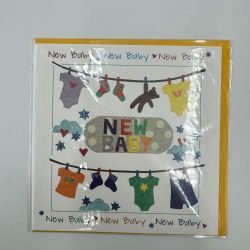 Card - New Baby (clothing design)