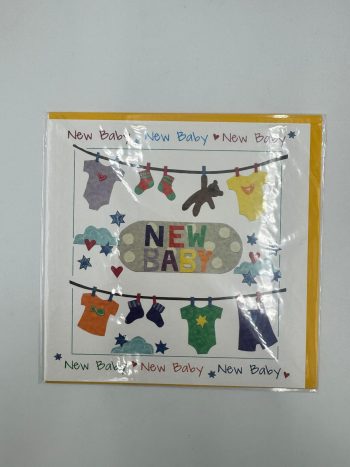 Card - New Baby (clothing design)