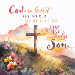 Card - John 3:16 Easter Card (5pack)